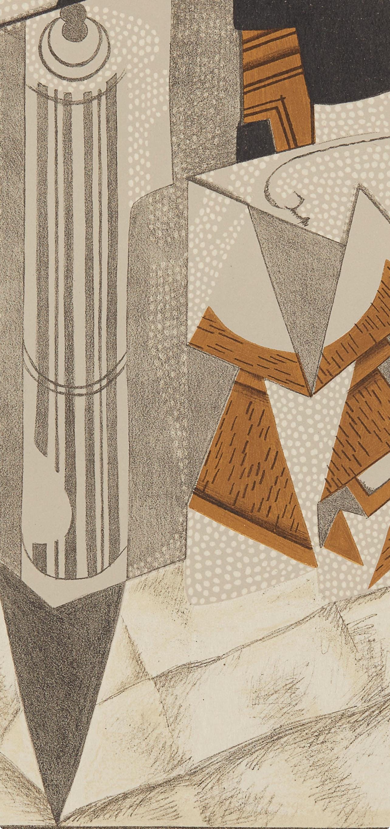 Juan Gris, Moulin à Cafe II (Kahnweiler 1969), Au Soleil du Plafond, Limited Edition Lithograph
