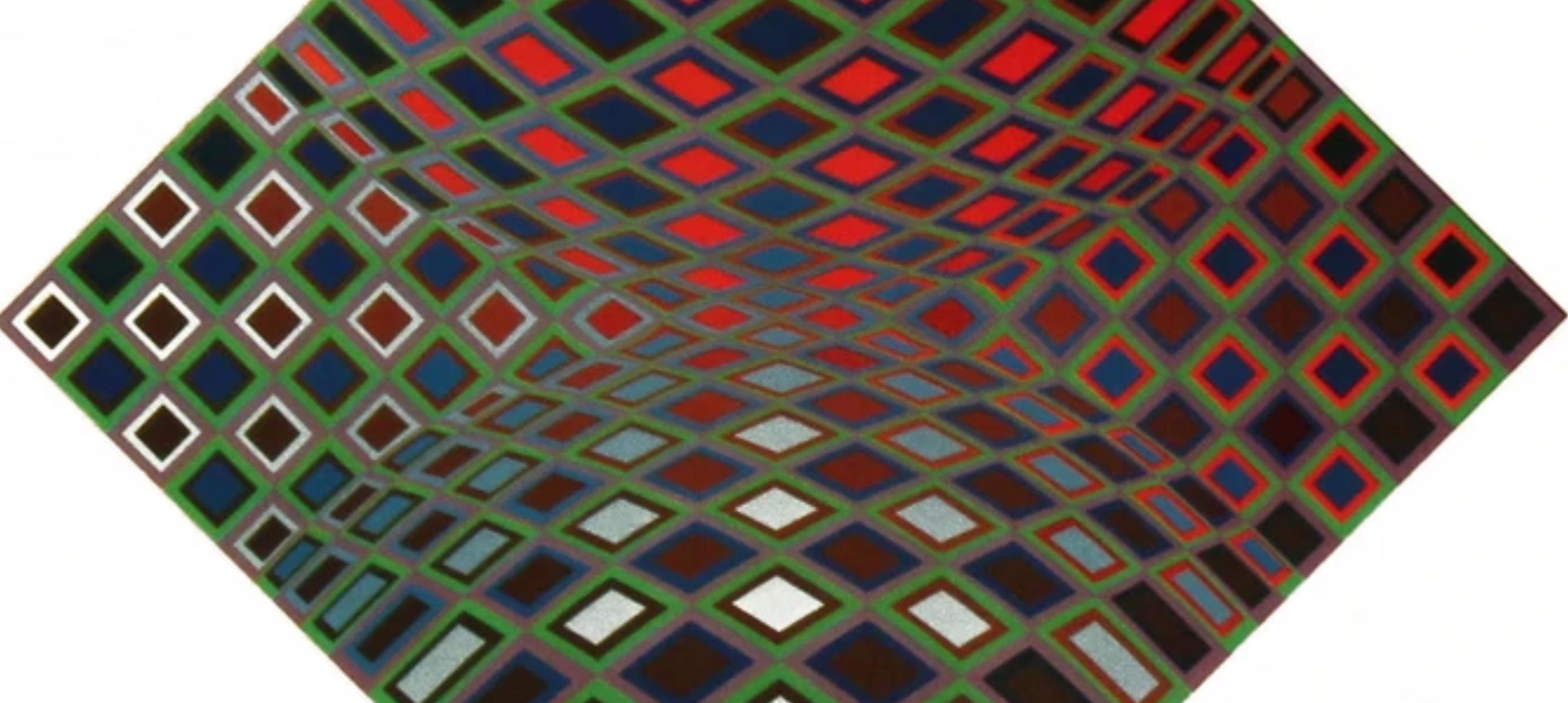 Victor Vasarely, Composition, Vega, Limited Edition Héliogravure
