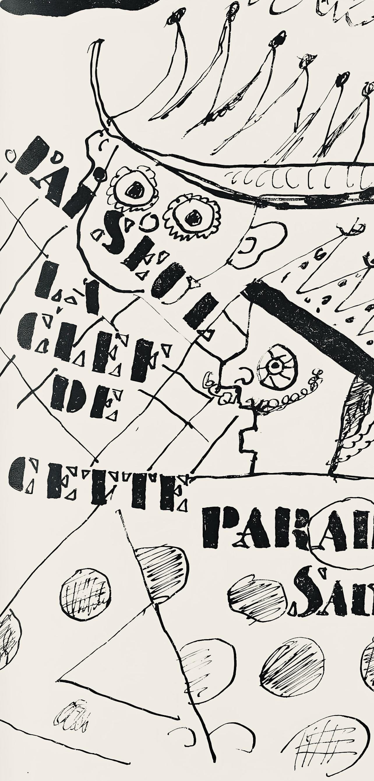Fernand Léger, Composition (Saphire 24-38), Les Illuminations, Limited Edition Lithograph