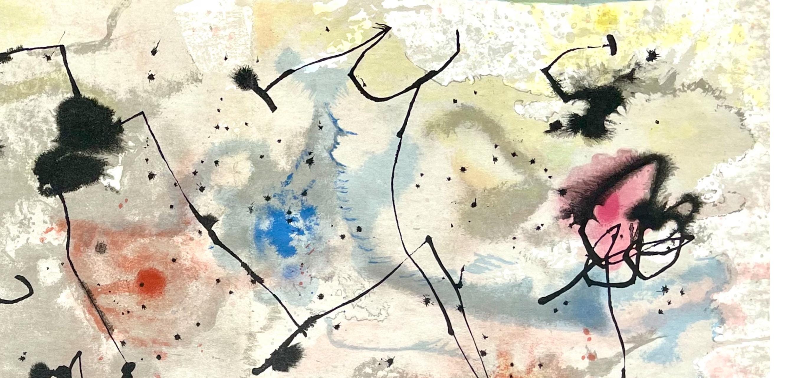 Joan Miró, Composition, Derrière le miroir, Limited Edition Lithograph