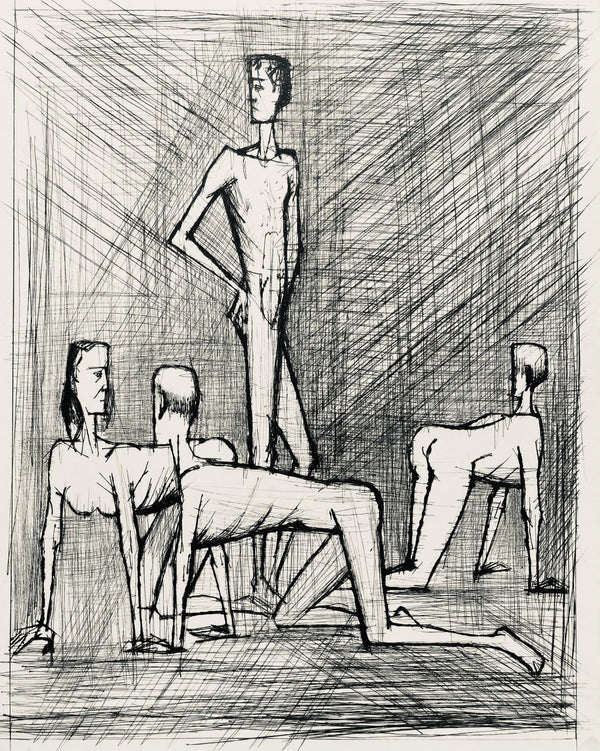 Bernard Buffet, Composition (Reinz 208-222), Voyages Fantastiques, Limited Edition Etching