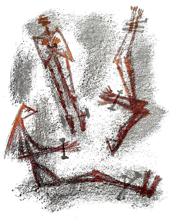 André Masson, Composition, Poèmes insoumis, Limited Edition Lithograph