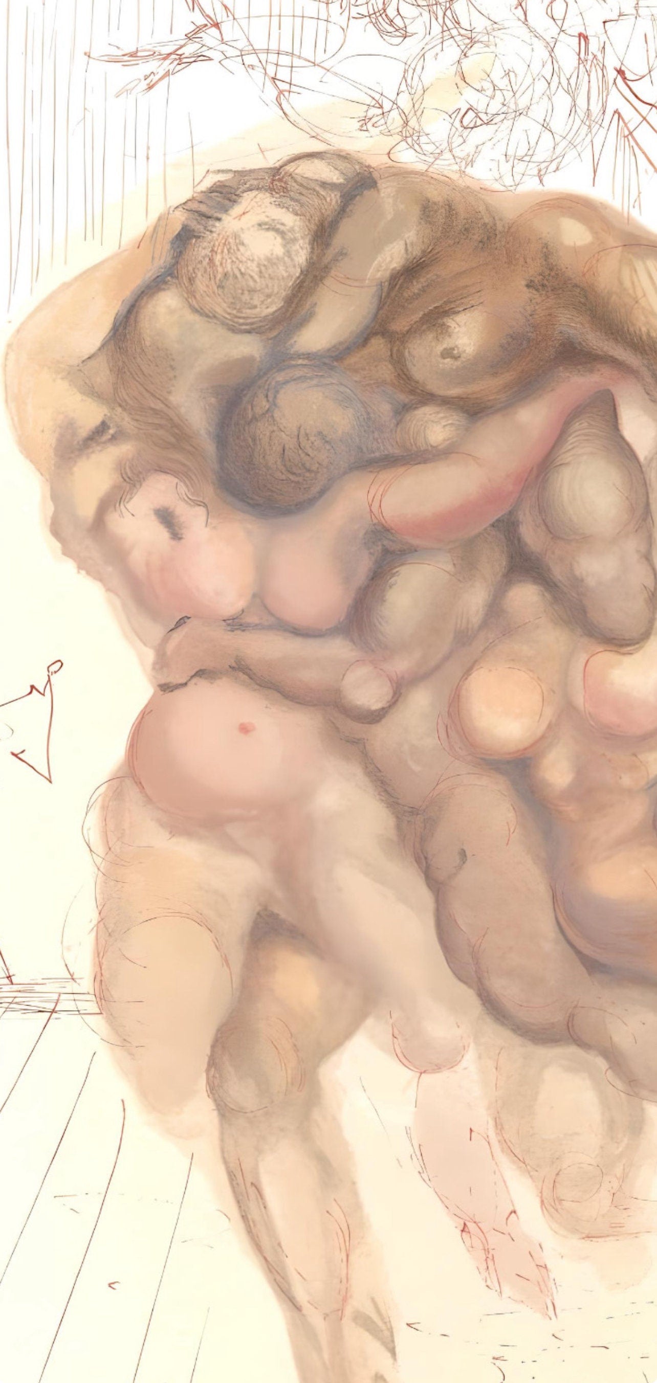 Salvador Dali, The Irascible (Michler/Löpsinger 1039-1138; Field 189-200), La Divine Comédie, Limited Edition Woodcut