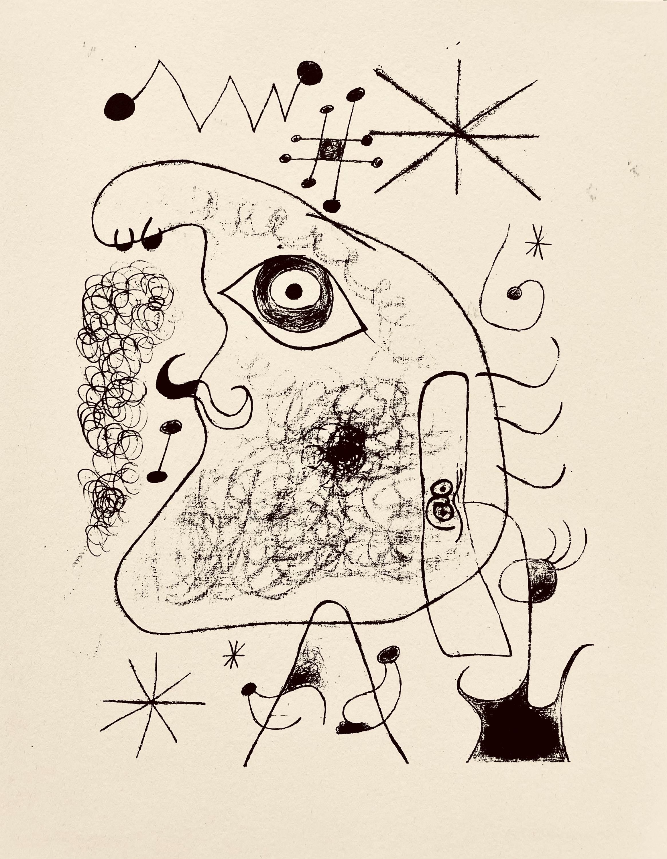 Joan Miró, Composition, The Prints of Joan Miro, Limited Edition Etching