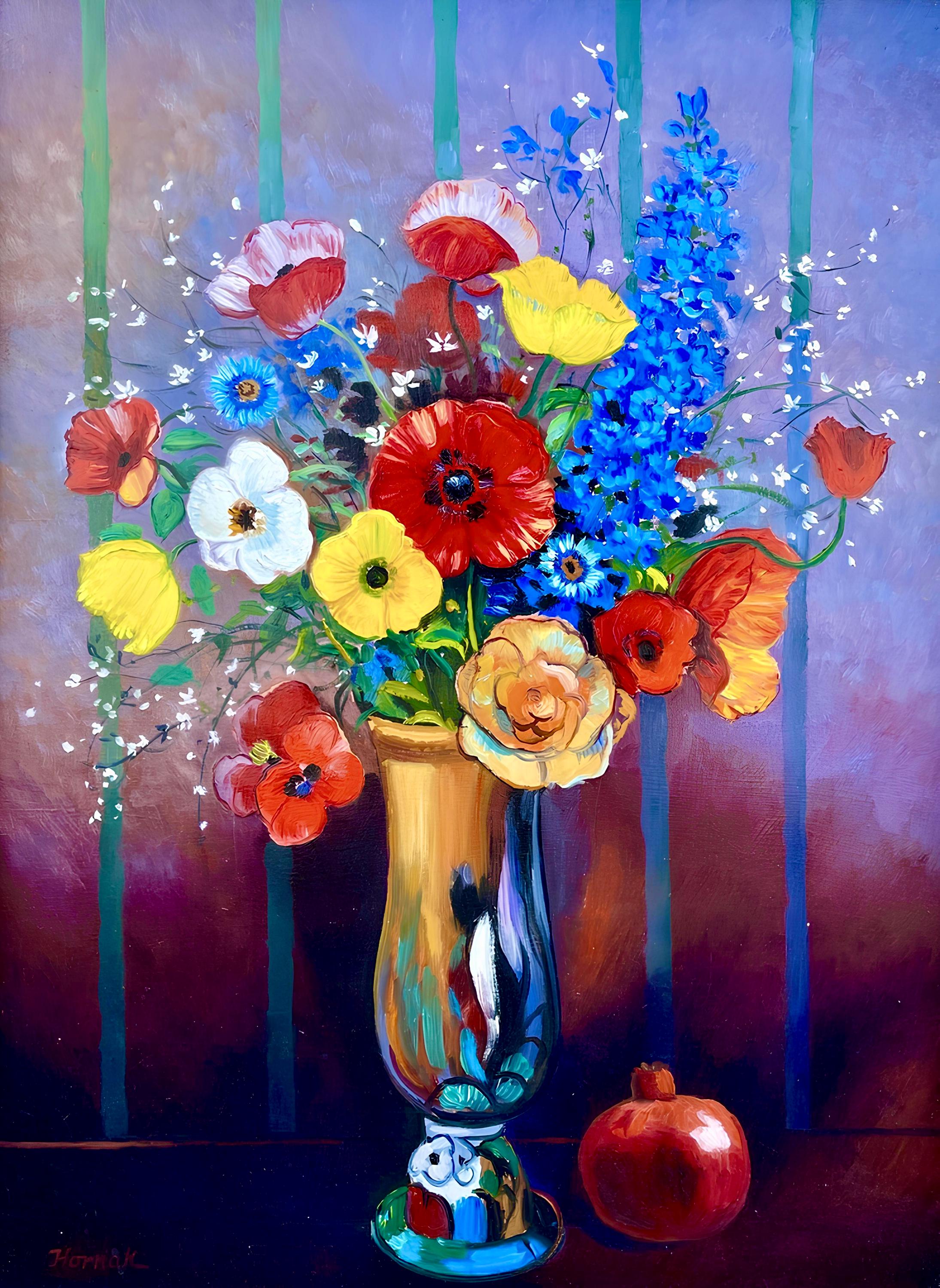 Ian Hornak, Homage to Redon, Original Painting