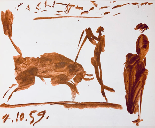 Pablo Picasso, Composition (Bloch 1276; Czwiklitzer 23), Toros y Toreros, Limited Edition Lithograph