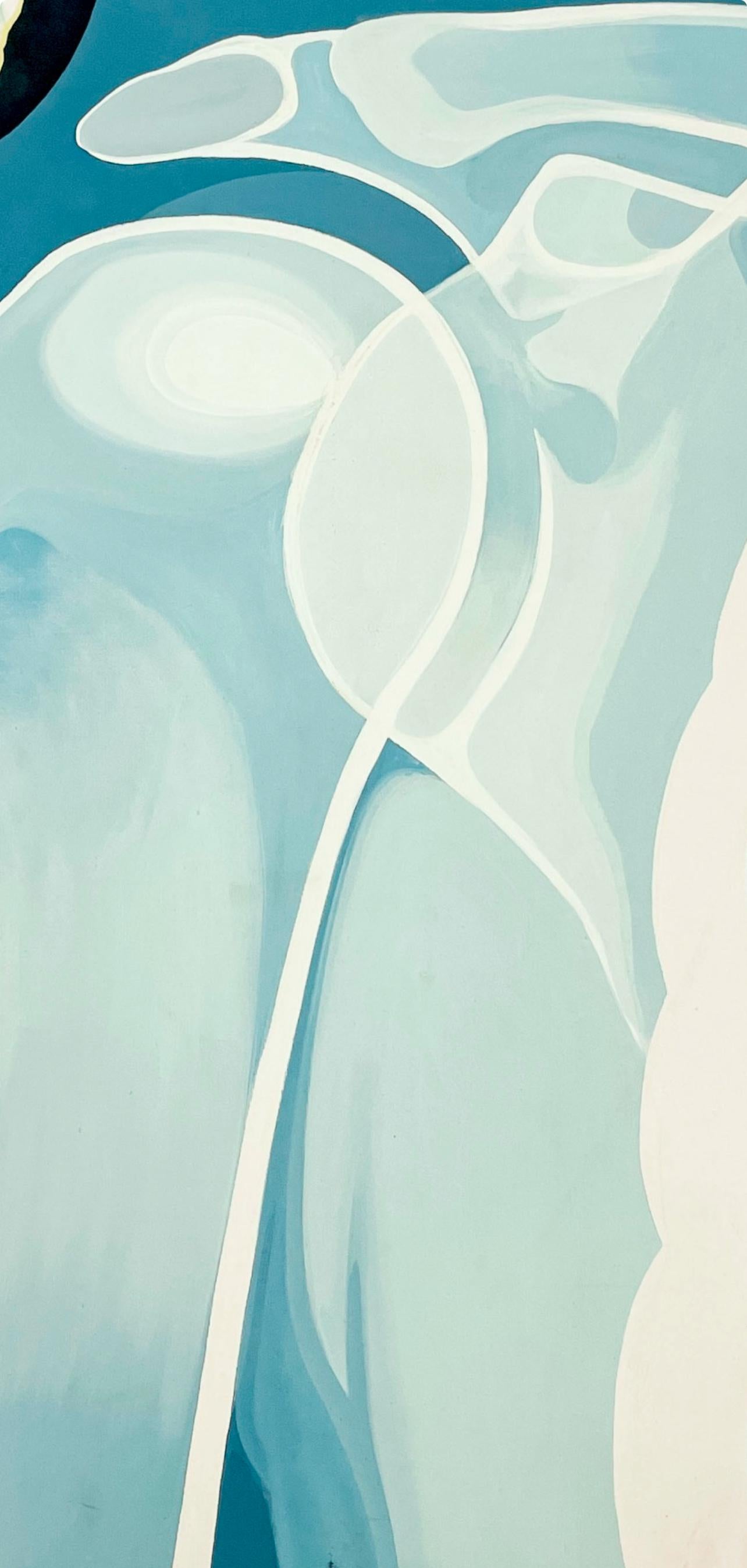 Lowell Nesbitt, X-Ray Series (with Lily), Original Painting