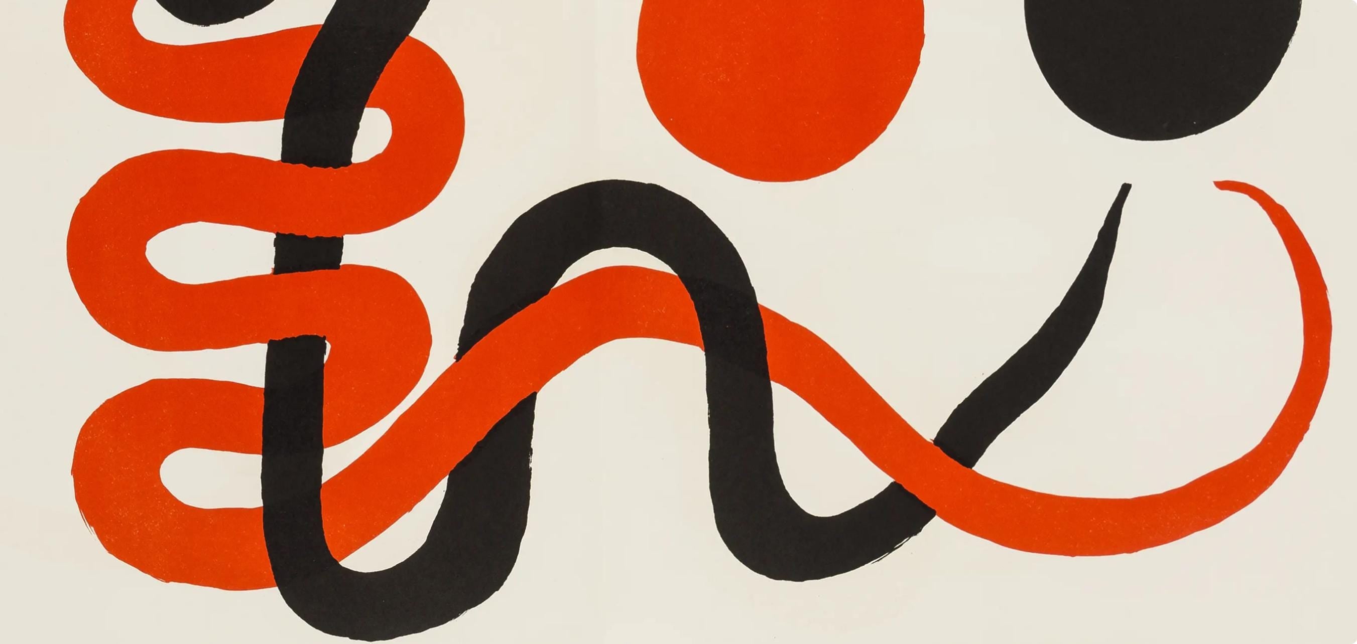 Alexander Calder, Composition, Derrière le miroir, Limited Edition Lithograph
