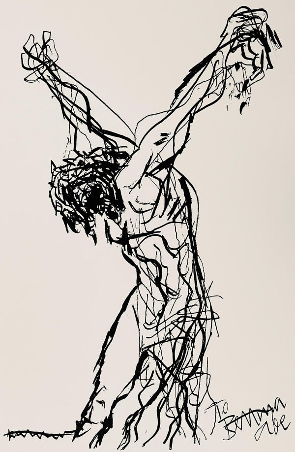 Abraham Rattner, Christ on the cross, Limited Edition Lithograph
