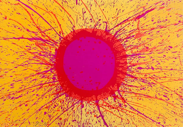 Walasse Ting 丁雄泉, Orange, Trip 旅行, Limited Edition Lithograph