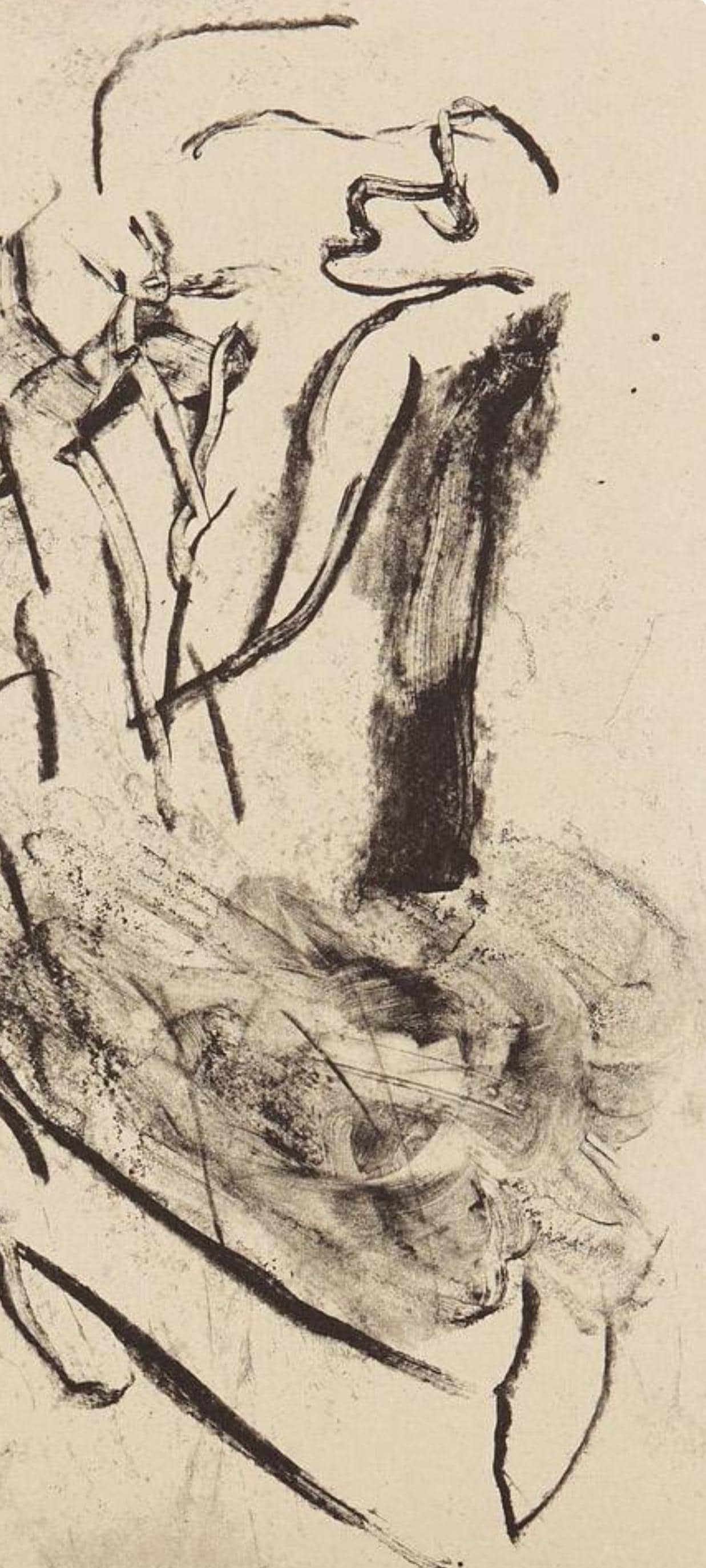 Willem de Kooning, Composition, Poems, Limited Edition Lithograph