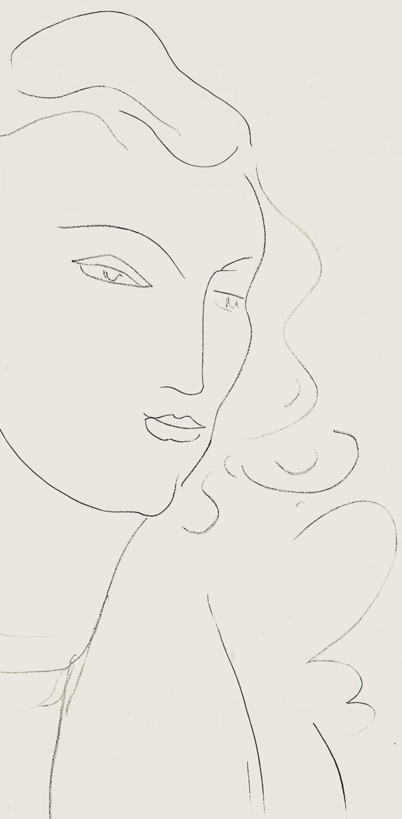 Henri Matisse, Série O, var. 8 (Duthuit 9), Henri Matisse, Dessins, Thèmes et variations, Limited Edition Lithograph