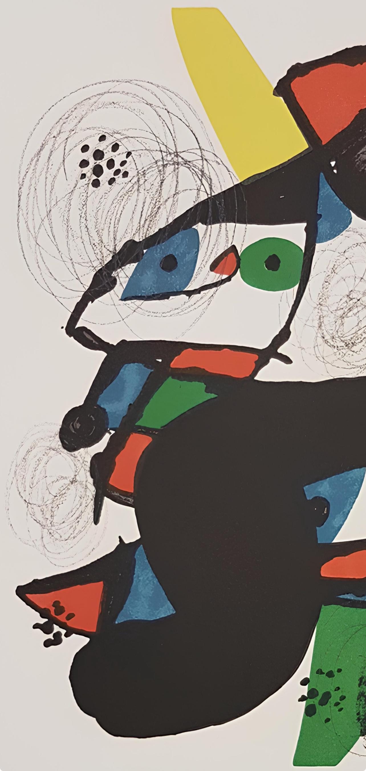 Joan Miró, Composition (Mourlot 1212-1225; Cramer 248), La mélodie acide, Limited Edition Lithograph