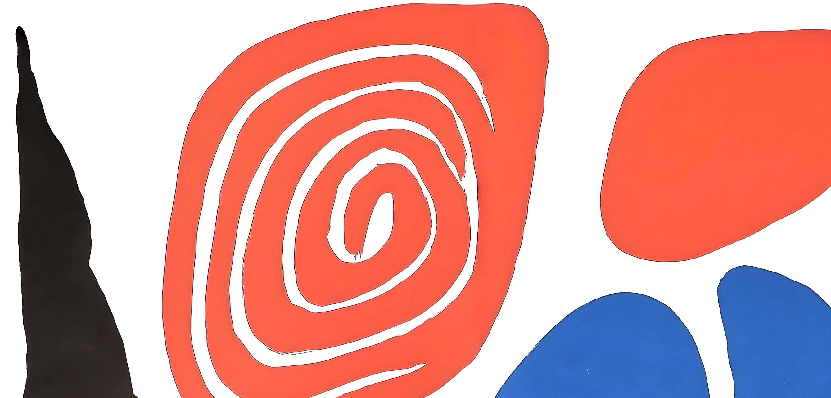 Alexander Calder, Composition, Derrière le miroir, Limited Edition Lithograph