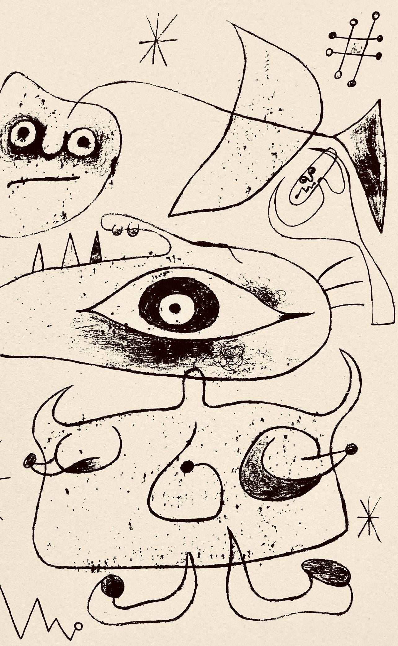 Joan Miró, Composition, The Prints of Joan Miro, Limited Edition Etching