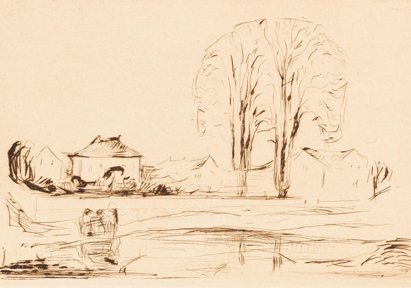 Edvard Munch, Fra Åsgårdstrand (Schiefler 260; Woll 289), Limited Edition Etching