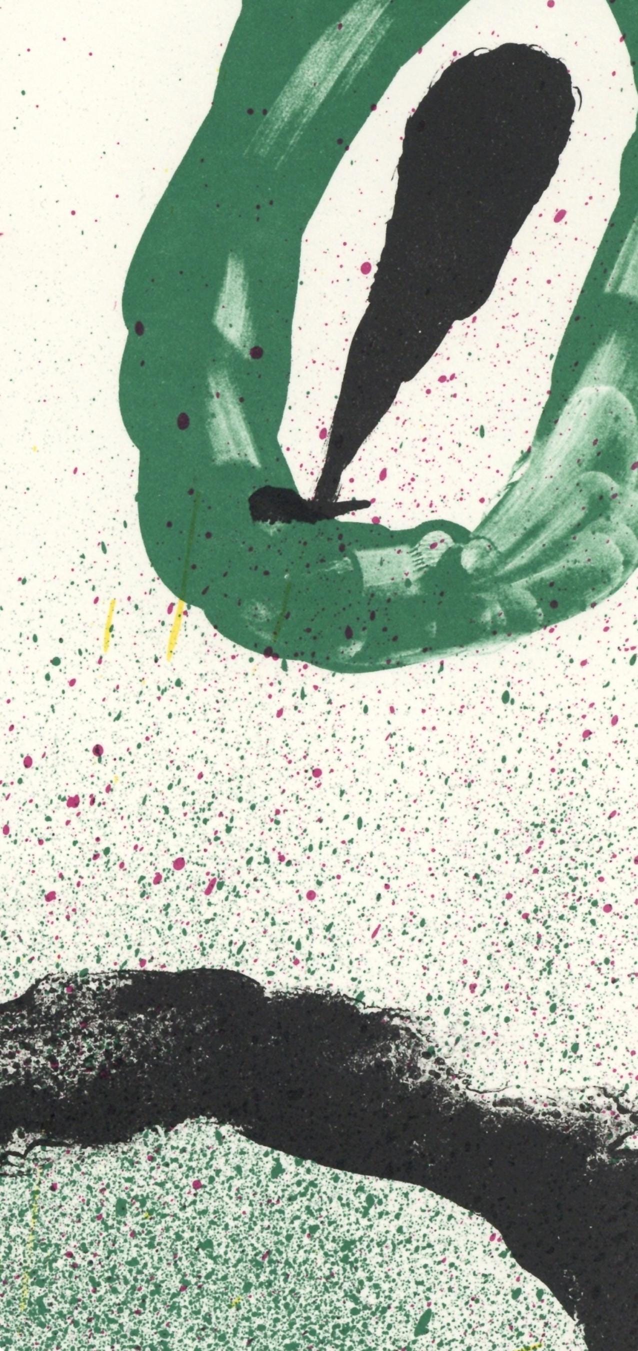 Joan Miró, Composition (Cramer 83; Mourlot 340-347), Derrière le miroir, Limited Edition Lithograph
