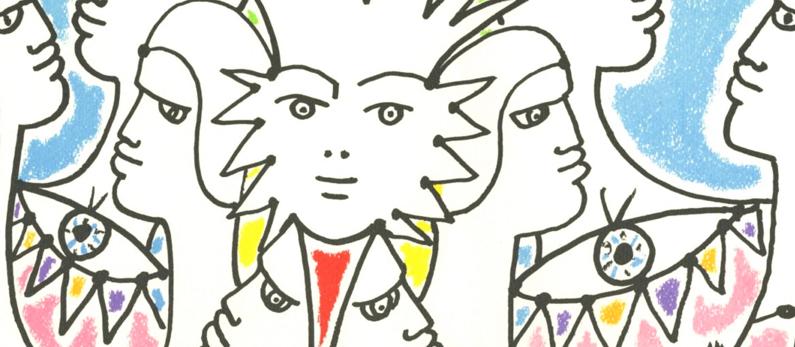 Jean Cocteau, Composition, Nous croyons en l'Europe, Limited Edition Silkscreen