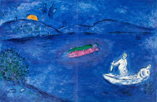 Marc Chagall, L'Echo, Daphnis et Chloé, Limited Edition Héliogravure