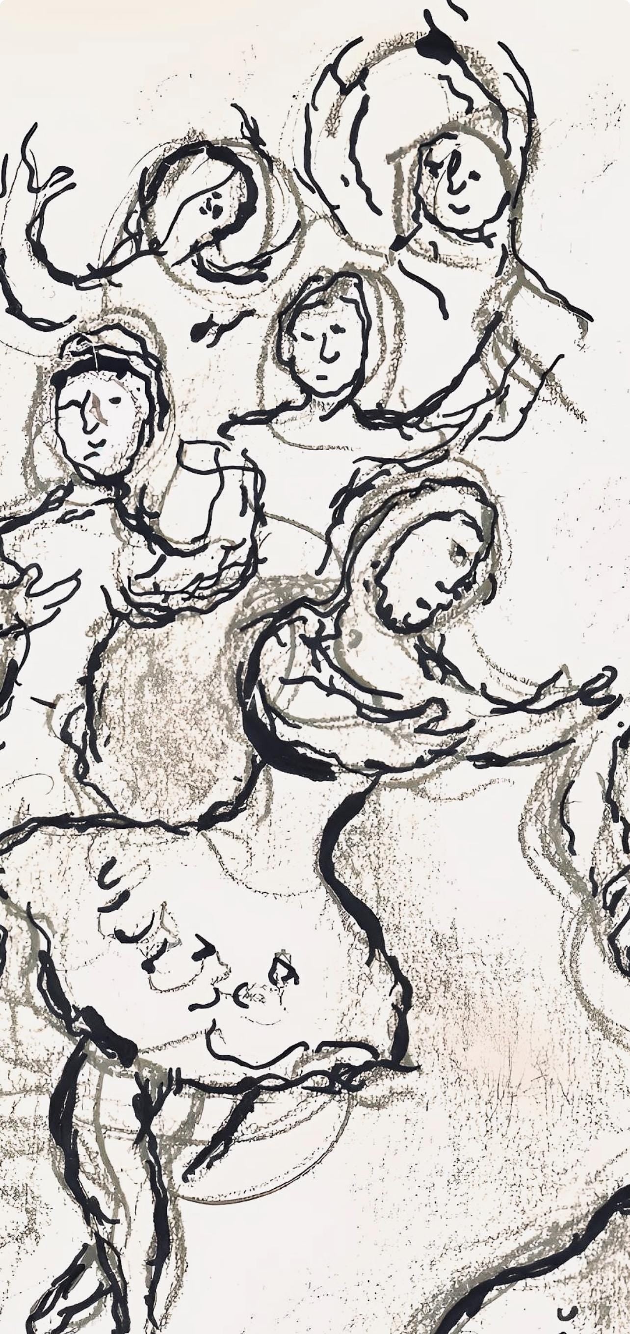 Marc Chagall, Composition (Cramer 61), Le Plafond de l'Opéra de Paris, Limited Edition Lithograph