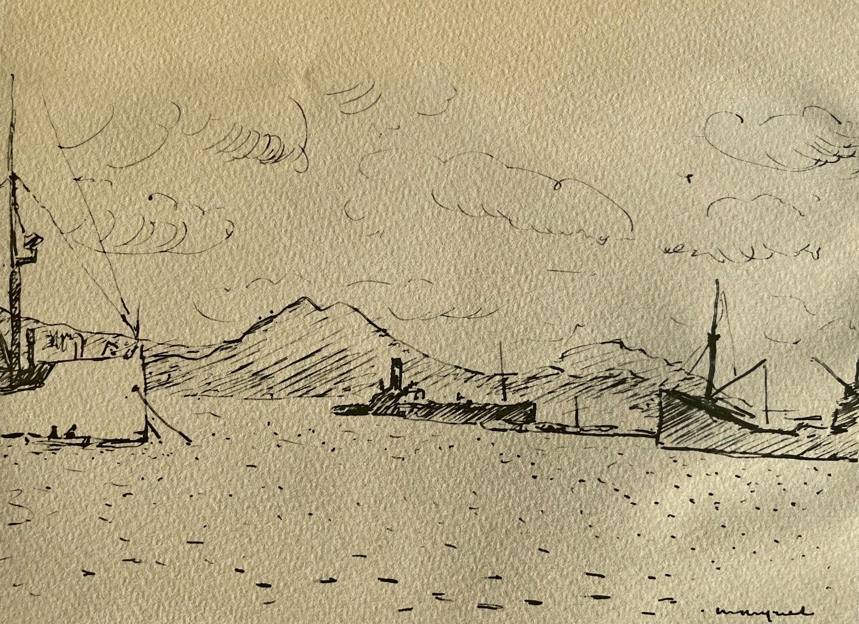 Albert Marquet, La Goulette, Marquet, Limited Edition Lithograph