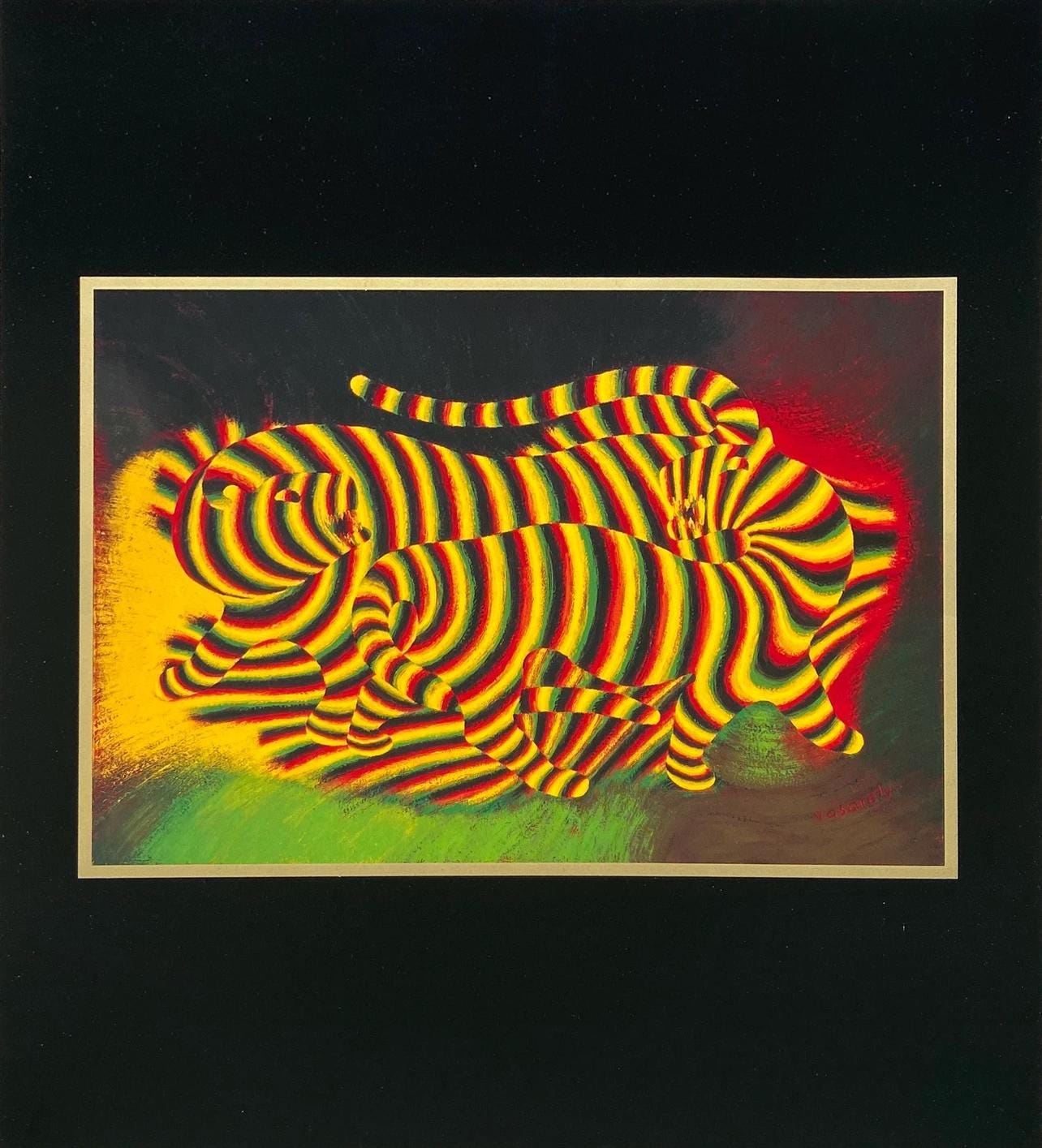 Victor Vasarely, Composition, Graphismes III, Limited Edition Héliogravure