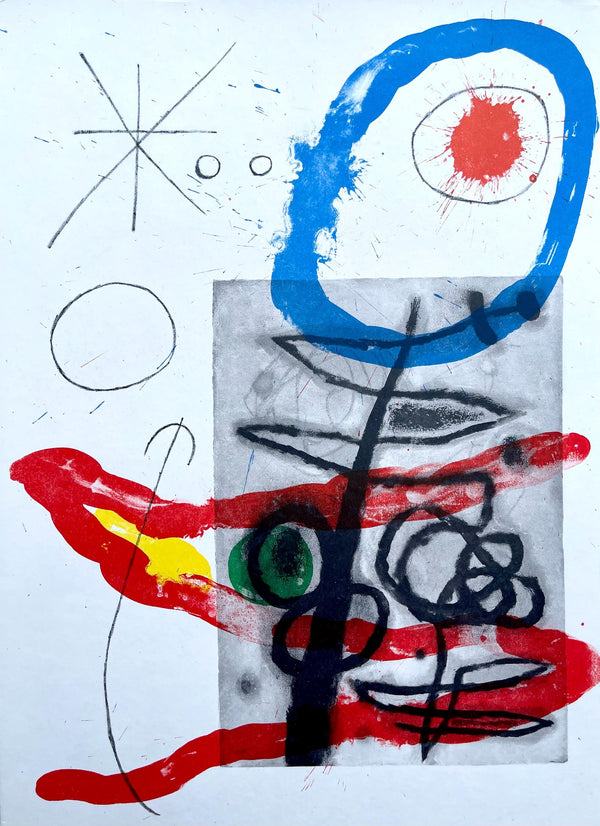 Joan Miró, Composition (Cramer 102; Mourlot 428-449), Derrière le miroir, Limited Edition Lithograph