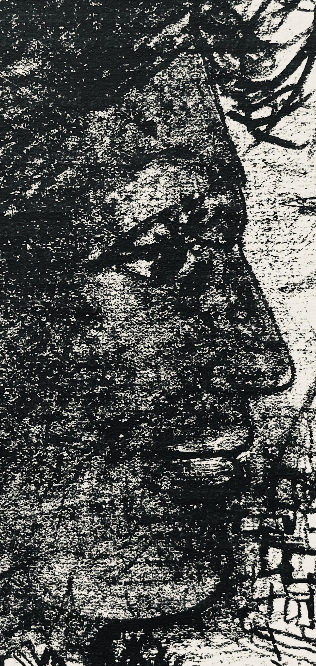 André Marchand, Composition, pierre ã feu provence noire, Limited Edition Lithograph