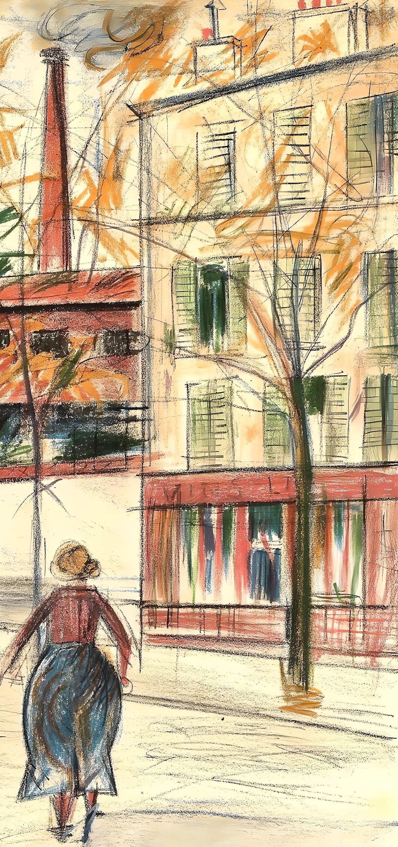 Maurice Utrillo, Composition, Éloge de Maurice Utrillo, Limited Edition Lithograph