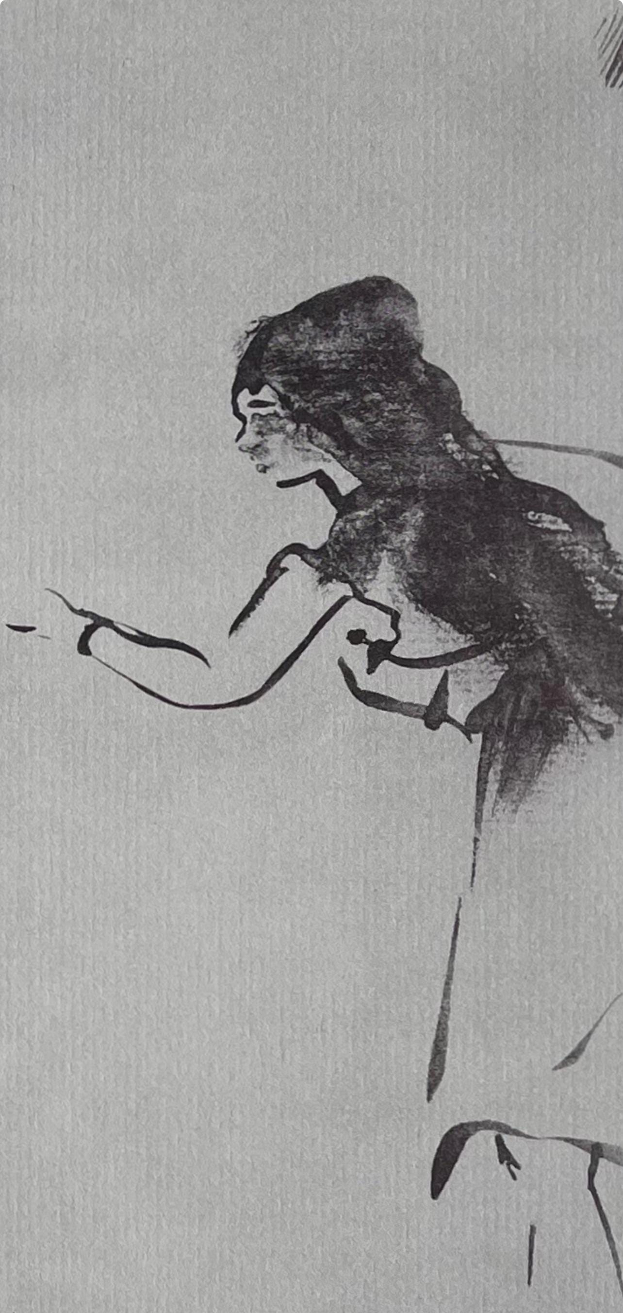 Edgar Degas, Sketch of Dancers, Limited Edition Lithograph