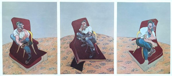 Francis Bacon, Three Studies for Portrait of Lucian Freud, Derrière le miroir, Limited Edition Lithograph