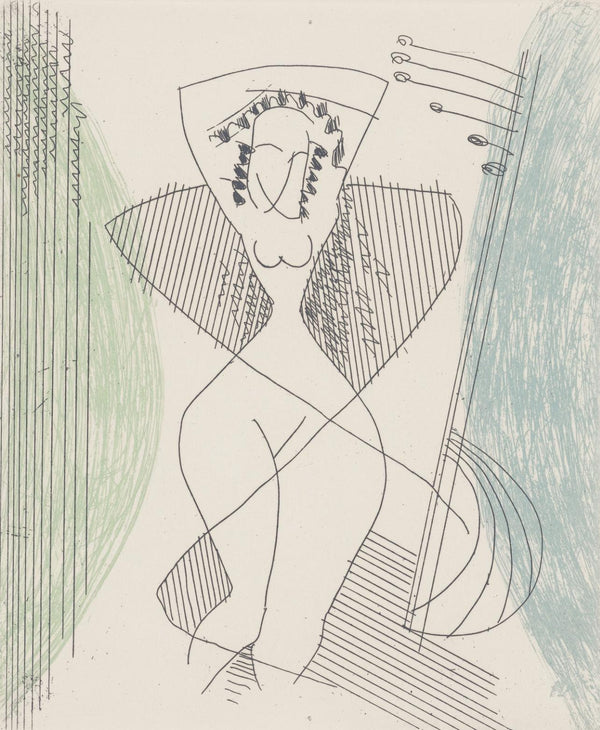 Man Ray, Composition, Feuilles éparses, Limited Edition Etching