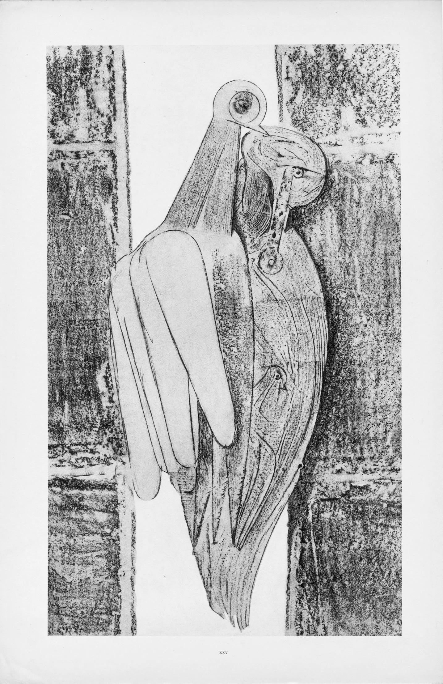 Max Ernst, Composition (Spies/Leppien 222), Histoire Naturelle, Limited Edition Lithograph