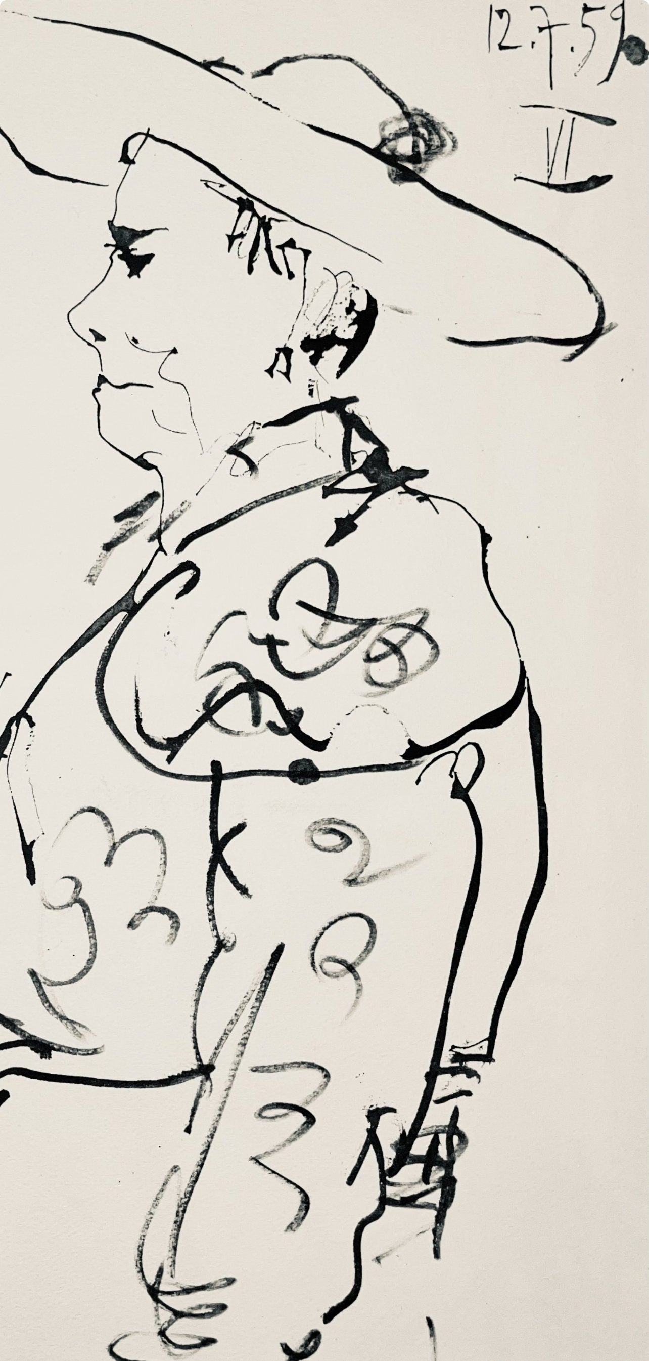 Pablo Picasso, Composition (Bloch 1276; Czwiklitzer 23), Toros y Toreros, Limited Edition Lithograph