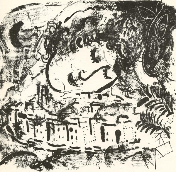 Marc Chagall, Composition (Mourlot 192-207; Cramer 34), Limited Edition Lithograph