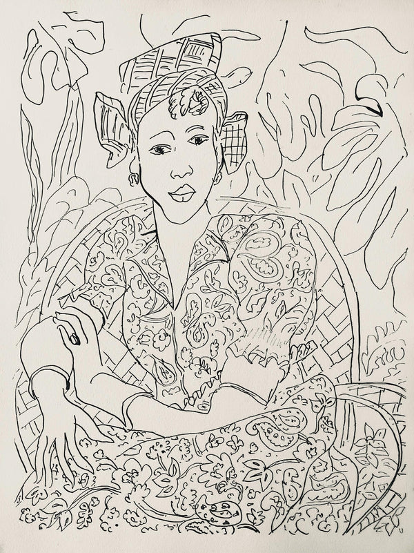 Henri Matisse, Composition, Dessins de Matisse, Hommage nº2, Limited Edition Lithograph