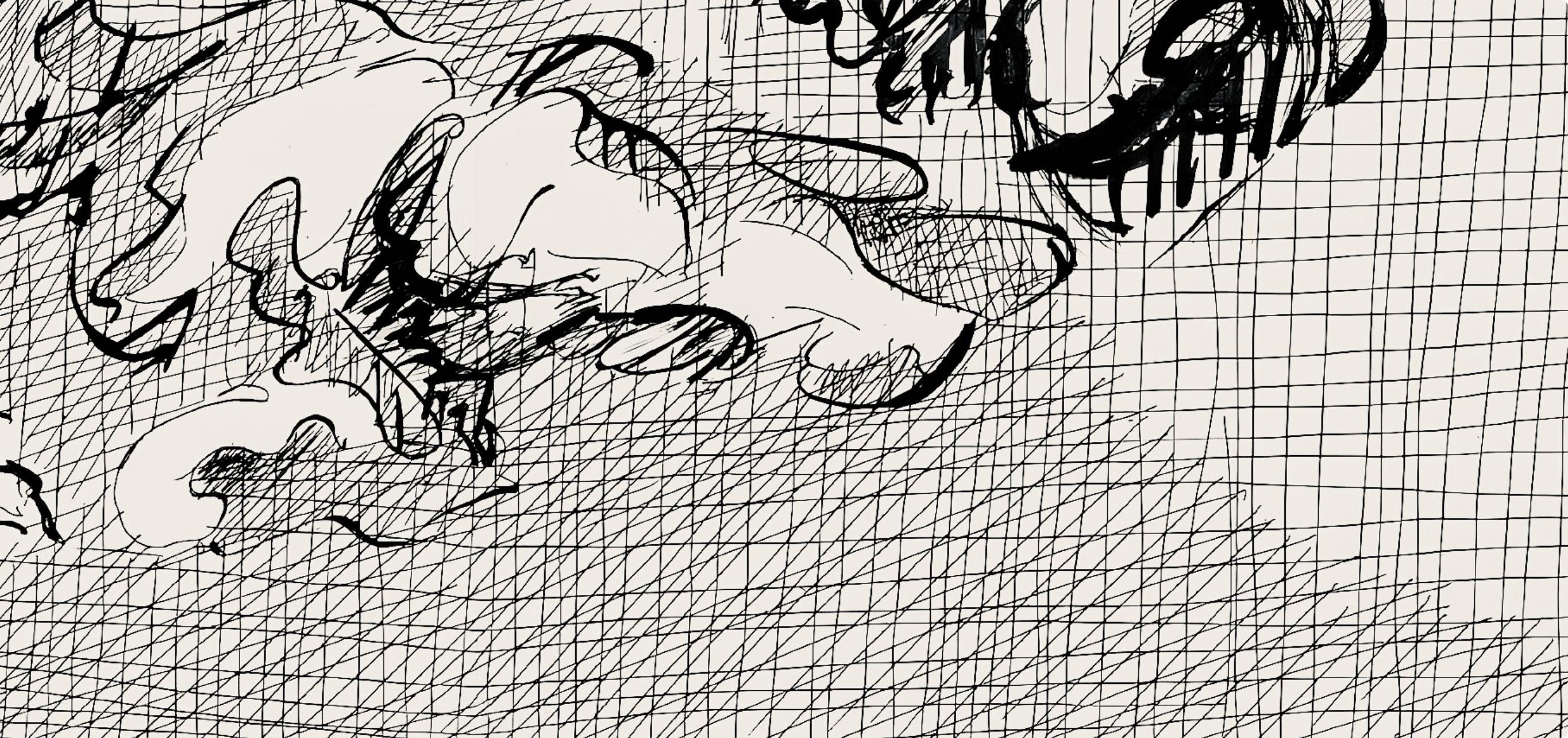 Jacques Villon, Composition (Ginestet/Pouillon 42-64), Hésiode, Les Travaux et les Jours, Limited Edition Etching