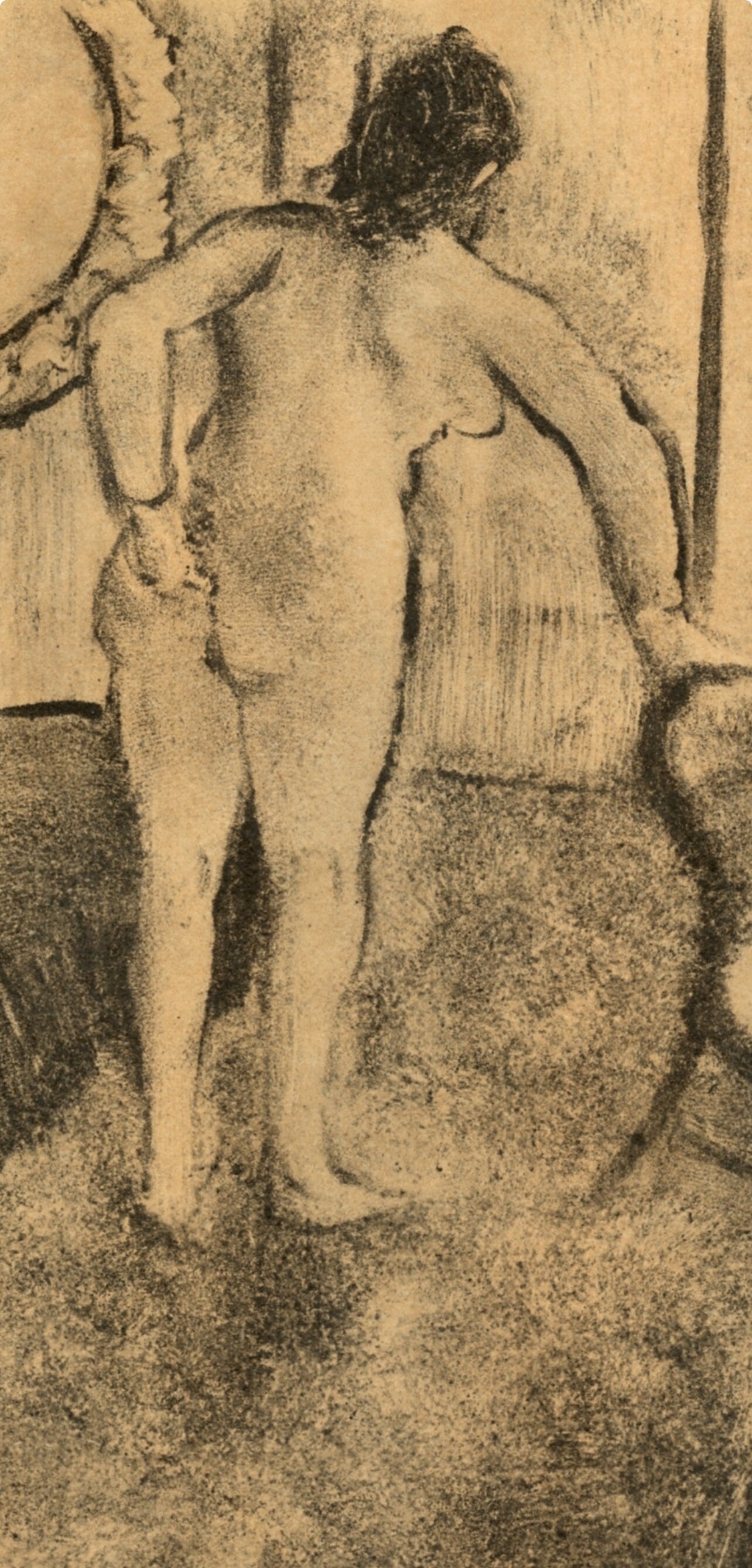 Edgar Degas, Nu debout, E. Degas Monotypes, Limited Edition Monotype