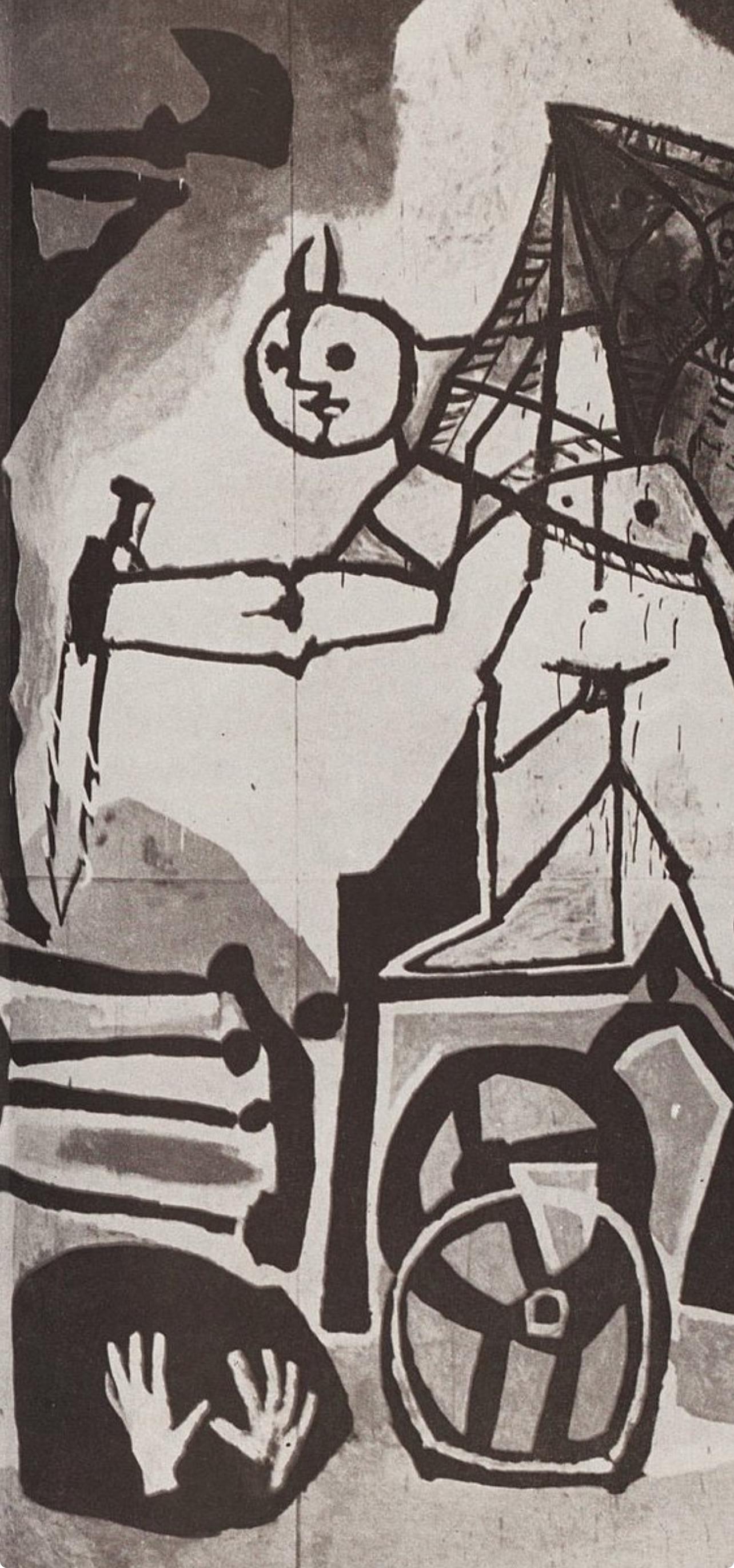 Pablo Picasso, Composition (Cramer 67; Bloch 748; Mourlot 245; Bloch, Books 66), La Guerre et la Paix, Limited Edition Lithograph