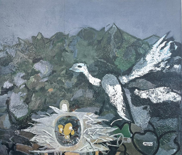 Georges Braque, Le nid dans le feuillage, l’Hommage à Georges Braque, Derrière le miroir, Limited Edition Lithograph