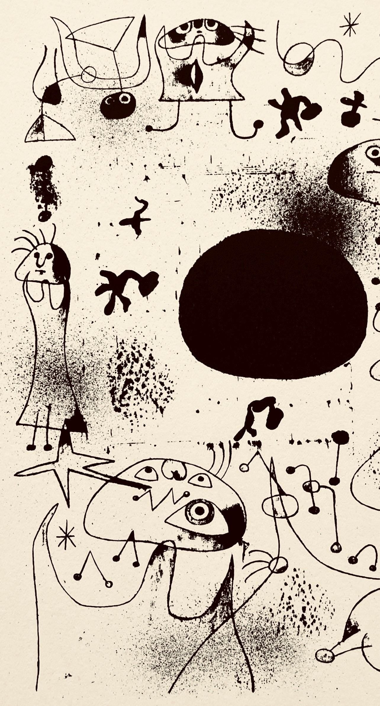 Joan Miró, Composition, The Prints of Joan Miro, Limited Edition Etching