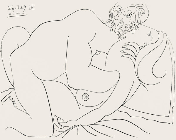 Pablo Picasso, Composition (Orozco 193-204), Au Baiser D'Avignon, Limited Edition Lithograph