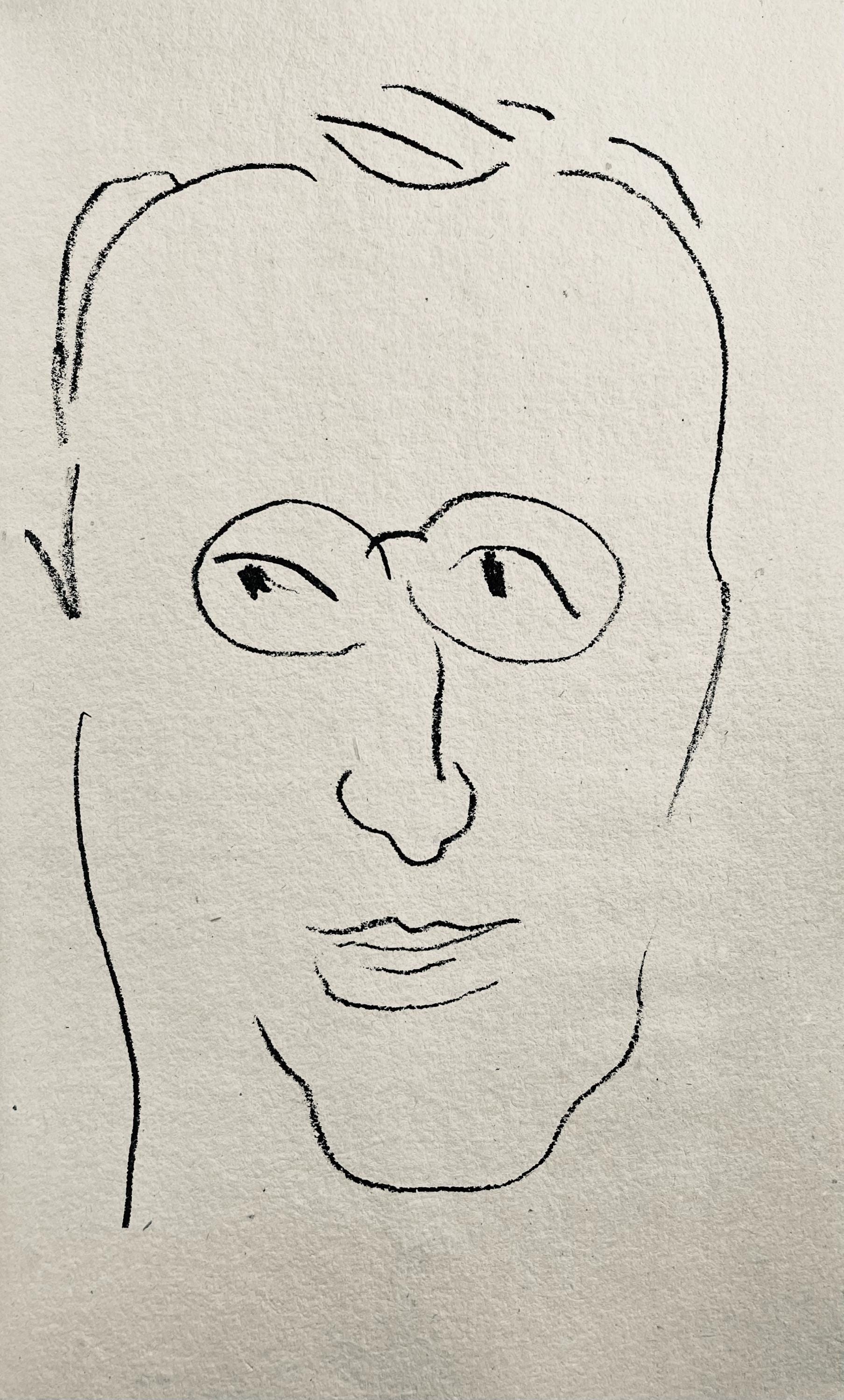Henri Matisse, Lithographie XII (Duthuit 20), Repli, Gravures de Henri Matisse, Limited Edition Lithograph