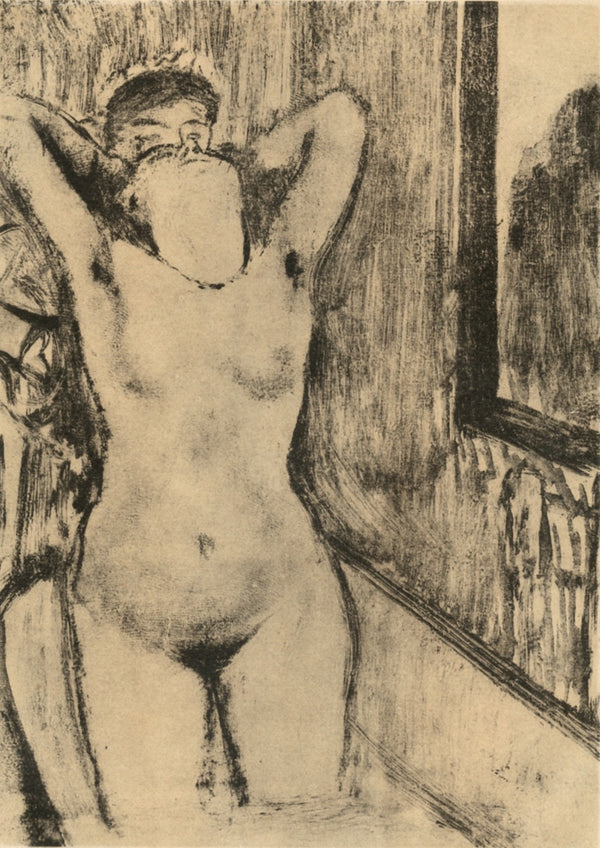 Edgar Degas, Femme debout dans une Baignoire, E. Degas Monotypes, Limited Edition Monotype