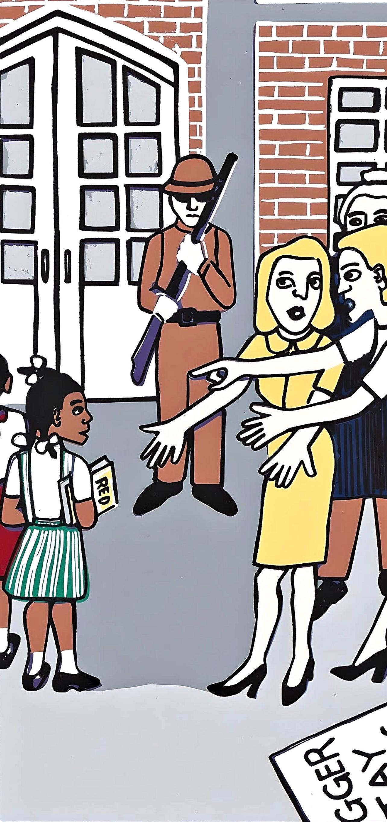 Faith Ringgold, Brown Versus Board of Education, Letter from Birmingham City Jail, Limited Edition Silkscreen