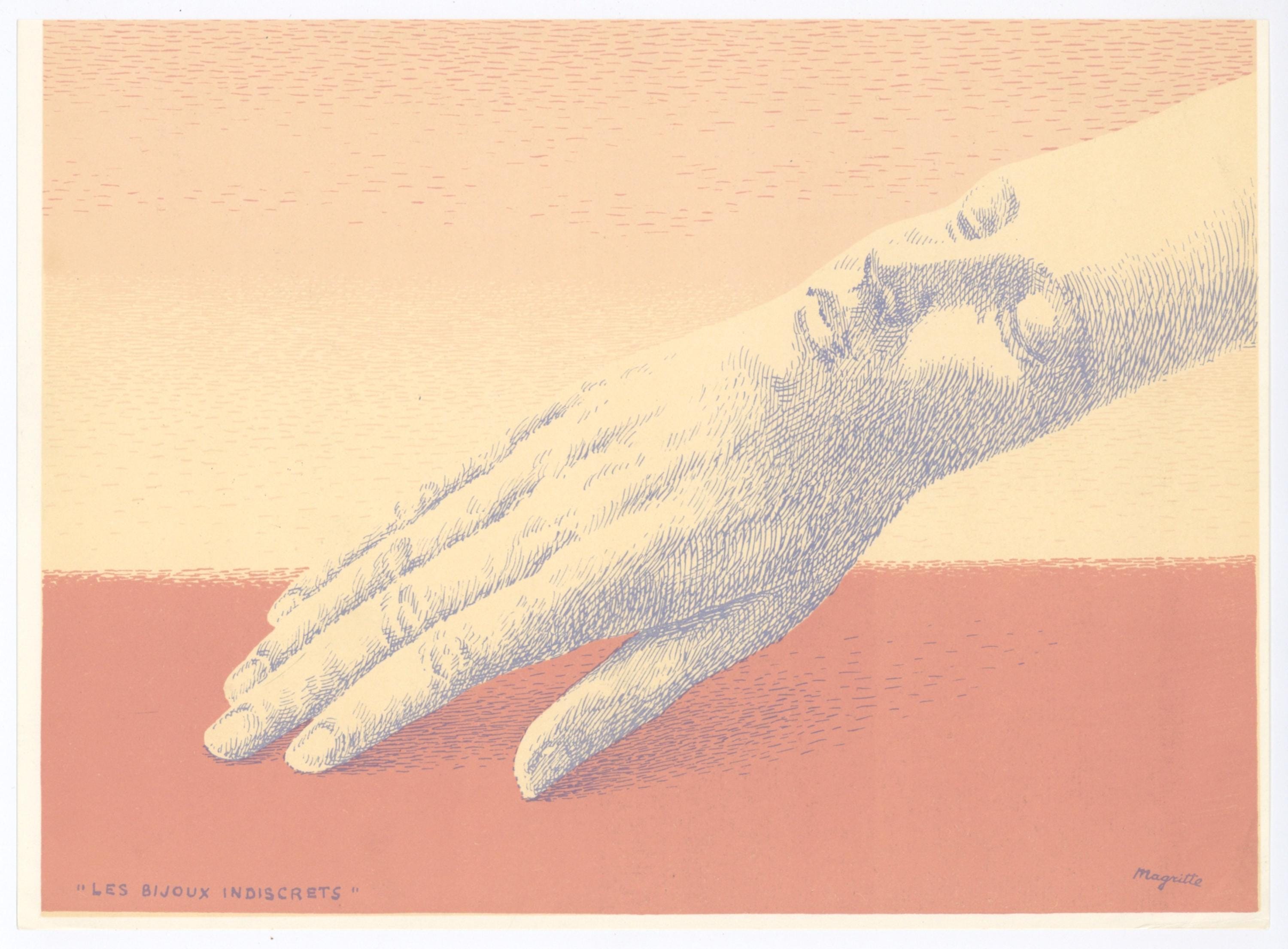 René Magritte, Les bijoux indiscrets (Kaplan/Baum 3), XXe siècle, Limited Edition Lithograph