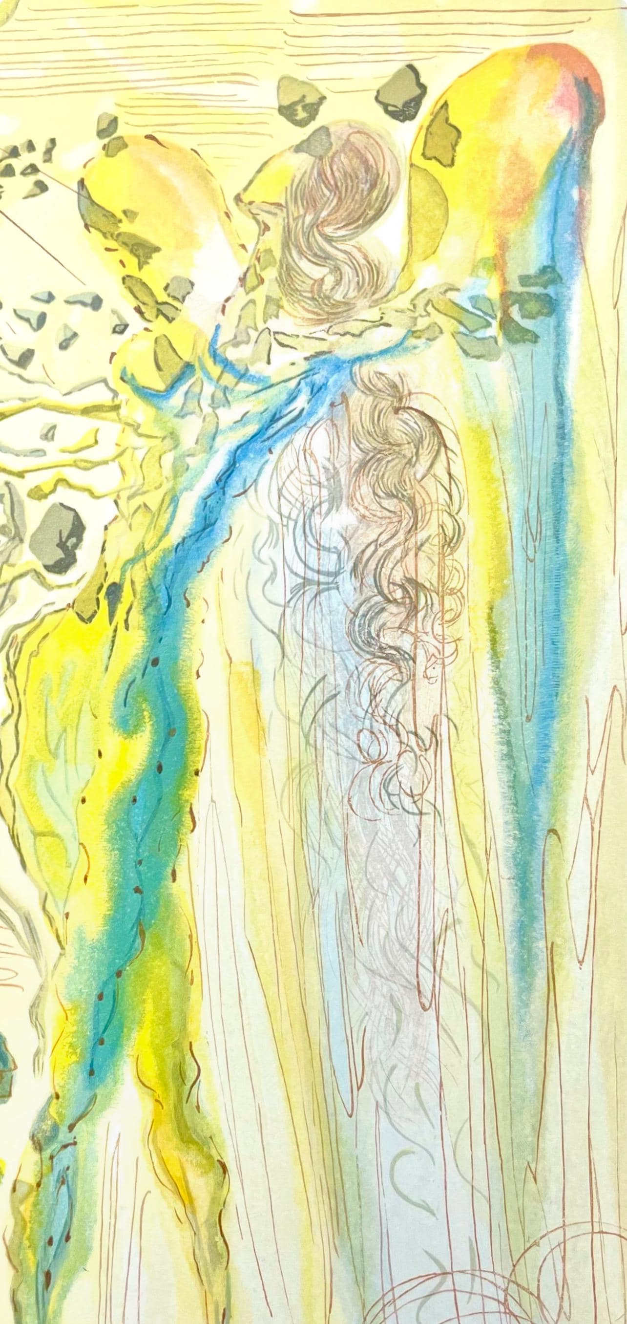 Salvador Dali, Paradies XII (Field 189-200; Michler/Löpsinger 1039-1138), Die Göttliche Komödie, Signed, Limited Edition Woodcut