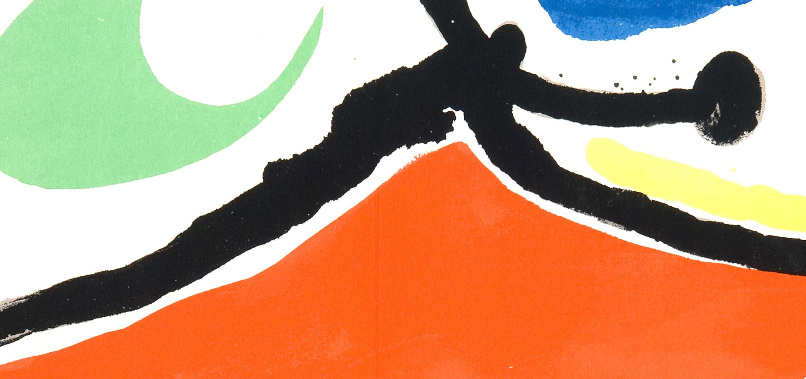 Joan Miró, Composition (Mourlot 872-881; Cramer 164), El tapís de Tarragona, Limited Edition Lithograph