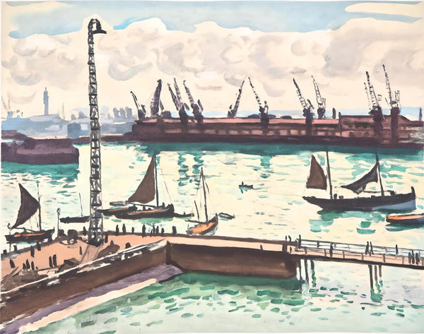 Albert Marquet, Composition, Présence de Marquet, Limited Edition Lithograph