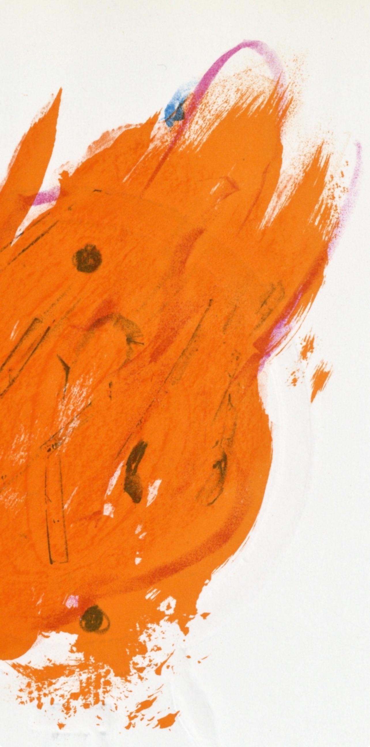 Antoni Tàpies, Composition, Derrière le miroir, Limited Edition Lithograph